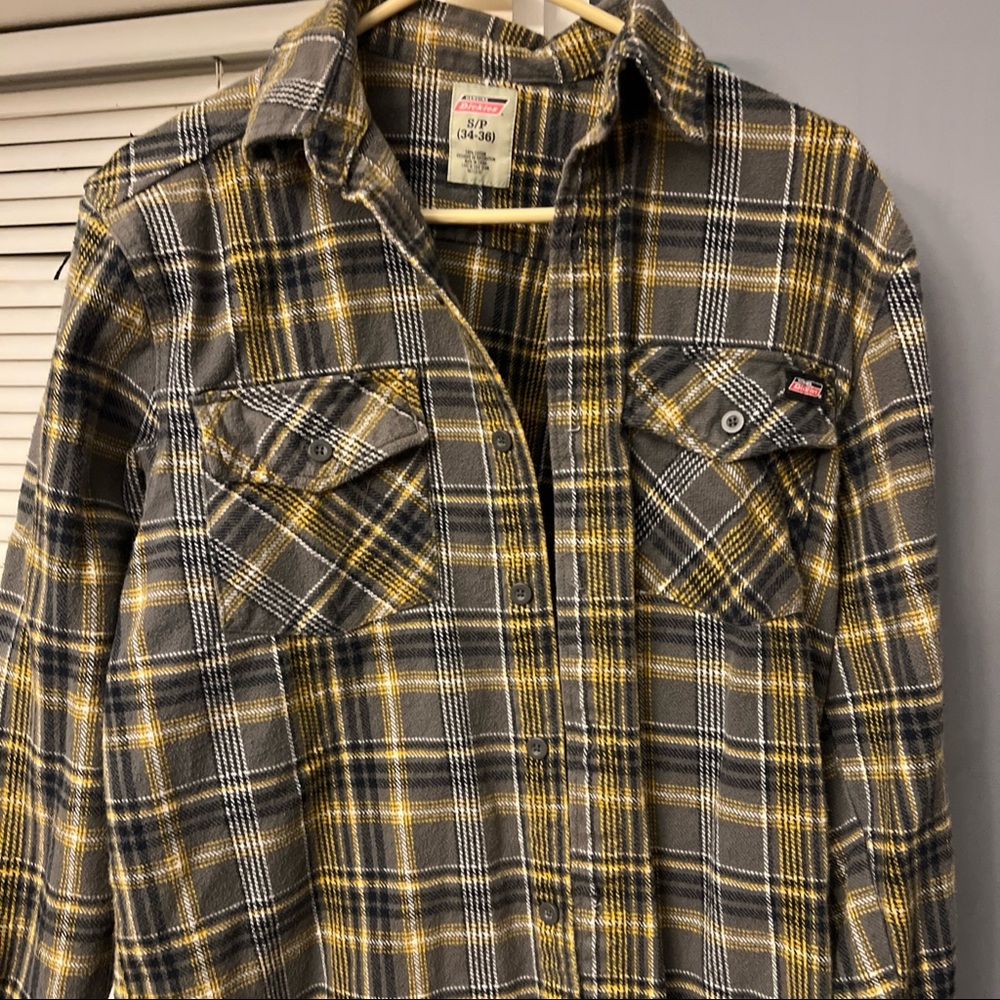 Dickies overshirt size Small plaid street fashion travis scott style vintage